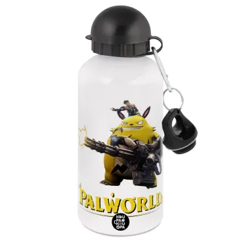 Palworld, Metal water bottle, White, aluminum 500ml