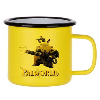 Palworld, Κούπα Μεταλλική εμαγιέ ΜΑΤ Κίτρινη 360ml