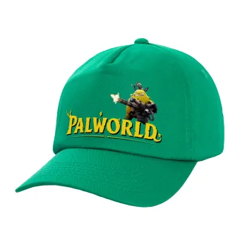 Palworld, Adult Baseball Cap, 100% Cotton, Green (COTTON, ADULT, UNISEX, ONE SIZE)