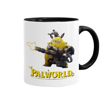 Palworld, Κούπα χρωματιστή μαύρη, κεραμική, 330ml