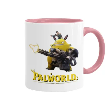Palworld, Mug colored pink, ceramic, 330ml
