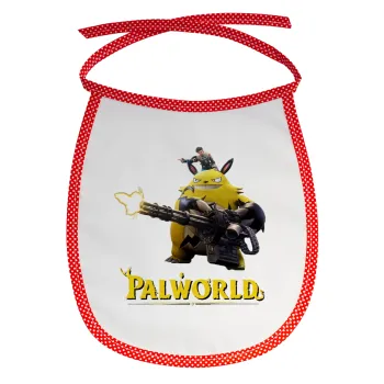 Palworld, Σαλιάρα μωρού αλέκιαστη με κορδόνι Κόκκινη