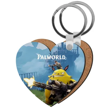 Palworld, Μπρελόκ Ξύλινο καρδιά MDF