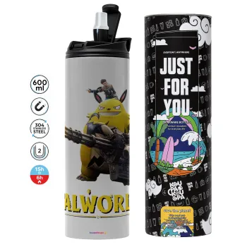 Palworld, Tumbler stainless steel GREY 600ml