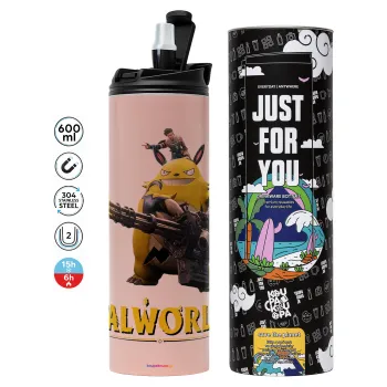 Palworld, Tumbler stainless steel PINK 600ml
