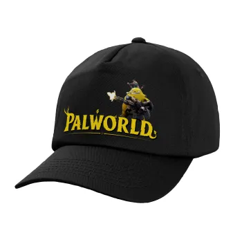 Palworld, Καπέλο παιδικό Baseball, 100% Βαμβακερό,  Μαύρο