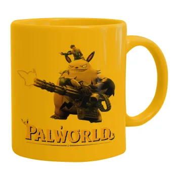 Palworld, Κούπα, κεραμική κίτρινη, 330ml
