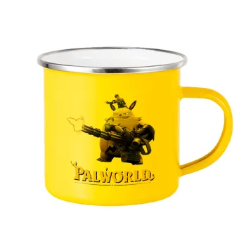 Palworld, Κούπα Μεταλλική εμαγιέ Κίτρινη 360ml