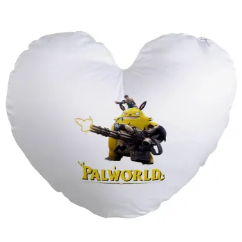 Palworld, Μαξιλάρι καναπέ καρδιά 40x40cm περιέχεται το  γέμισμα