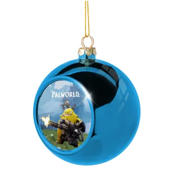 Palworld, Blue Christmas tree ball ornament 8cm