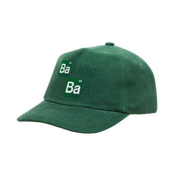 Baking Bad, Children's Baseball Cap, 100% Cotton Drill, GREEN (COTTON, CHILDREN'S, ONE SIZE)
