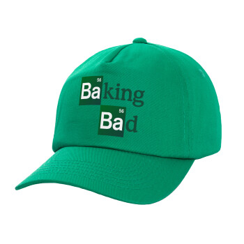 Baking Bad, Adult Baseball Cap, 100% Cotton, Green (COTTON, ADULT, UNISEX, ONE SIZE)