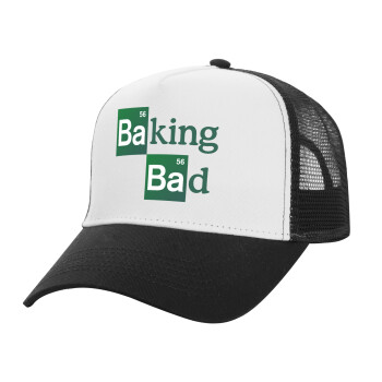 Baking Bad, Καπέλο Structured Trucker, ΛΕΥΚΟ/ΜΑΥΡΟ