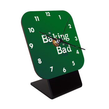 Baking Bad, Επιτραπέζιο ρολόι ξύλινο με δείκτες (10cm)