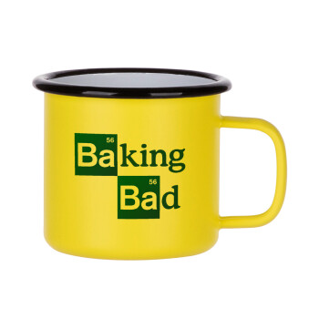 Baking Bad, Κούπα Μεταλλική εμαγιέ ΜΑΤ Κίτρινη 360ml