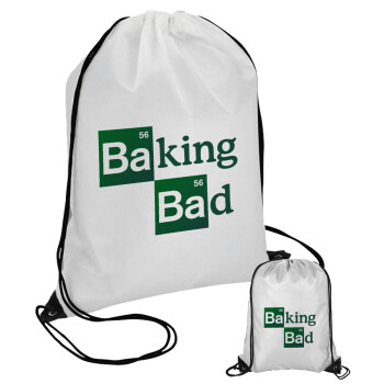 Baking Bad, Τσάντα πουγκί με μαύρα κορδόνια (1 τεμάχιο)