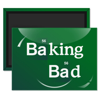 Baking Bad, Ορθογώνιο μαγνητάκι ψυγείου διάστασης 9x6cm