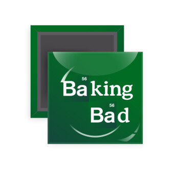 Baking Bad, Μαγνητάκι ψυγείου τετράγωνο διάστασης 5x5cm