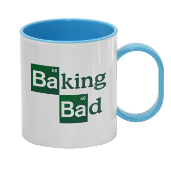 Baking Bad, Κούπα (πλαστική) (BPA-FREE) Polymer Μπλε για παιδιά, 330ml