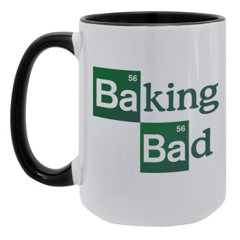 Baking Bad, Κούπα Mega 15oz, κεραμική Μαύρη, 450ml