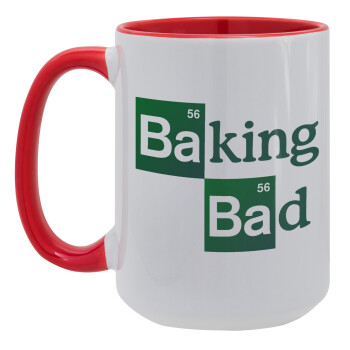 Baking Bad, Κούπα Mega 15oz, κεραμική Κόκκινη, 450ml