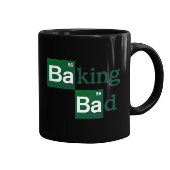 Baking Bad, Κούπα Μαύρη, κεραμική, 330ml