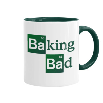Baking Bad, Κούπα χρωματιστή πράσινη, κεραμική, 330ml