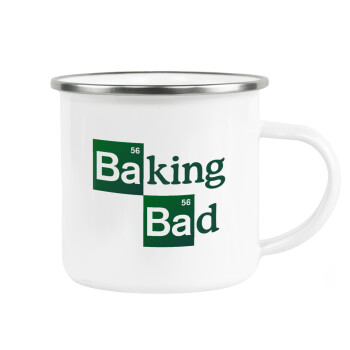 Baking Bad, Κούπα Μεταλλική εμαγιέ λευκη 360ml