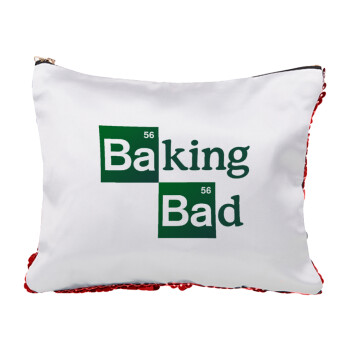 Baking Bad, Τσαντάκι νεσεσέρ με πούλιες (Sequin) Κόκκινο