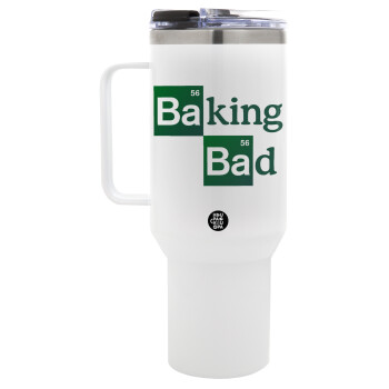 Baking Bad, Mega Stainless steel Tumbler with lid, double wall 1,2L