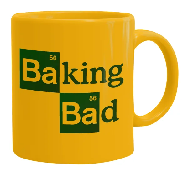 Baking Bad — Κούπα, κεραμική κίτρινη, 330ml