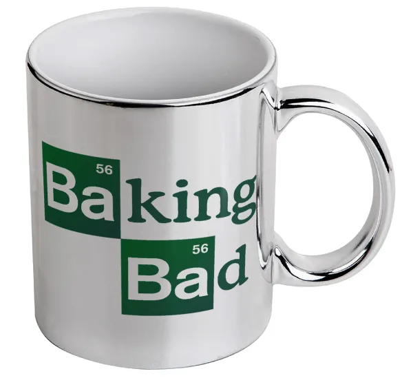 Baking Bad — Κούπα κεραμική, ασημένια καθρέπτης, 330ml