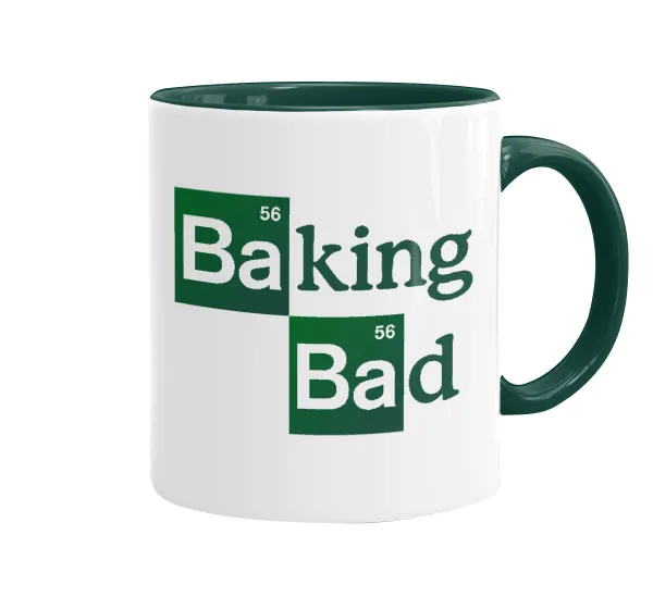 Baking Bad — Κούπα χρωματιστή πράσινη, κεραμική, 330ml