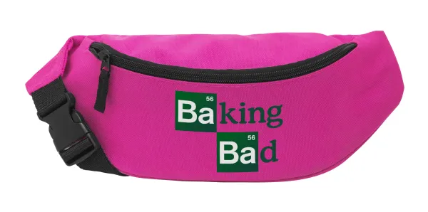 Baking Bad — Unisex waist bag (banana) in PINK color with 2 pockets