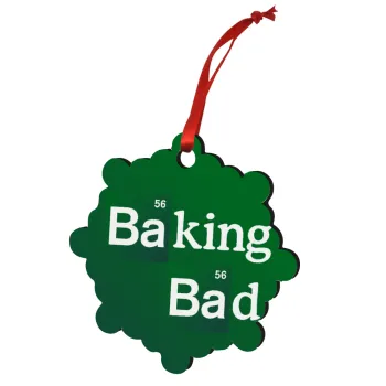Baking Bad, Christmas ornament snowflake wooden 7.5cm