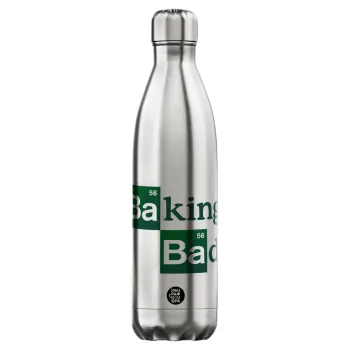 Baking Bad, Inox (Stainless steel) hot metal mug, double wall, 750ml