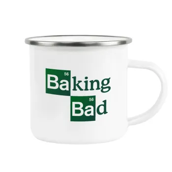 Baking Bad, Κούπα Μεταλλική εμαγιέ λευκη 360ml