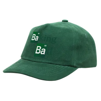 Baking Bad, Children's Baseball Cap, 100% Cotton Drill, GREEN (COTTON, CHILDREN'S, ONE SIZE)