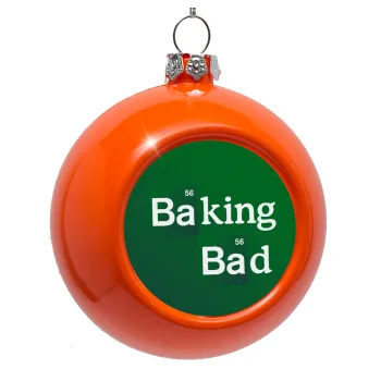 Baking Bad, Orange Christmas tree ornament bauble 8cm