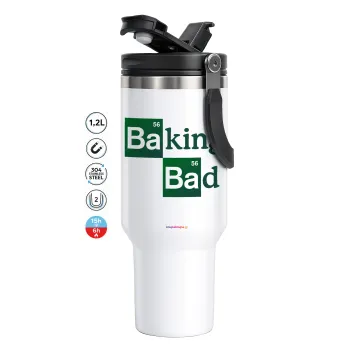 Baking Bad, Mega Stainless steel Tumbler with lid, double wall 1,2L