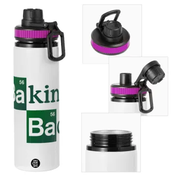 Baking Bad, Μεταλλικό παγούρι νερού με καπάκι ασφαλείας, αλουμινίου 850ml