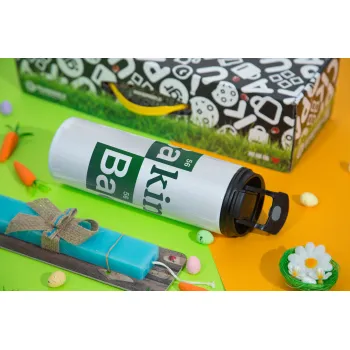 Baking Bad, Πασχαλινή Λαμπάδα με Travel Tumbler θερμό με διπλό καπάκι (600ml, BPA free) & κερί αρωματικό πλακέ (30cm) (ΤΙΡΚΟΥΑΖ)