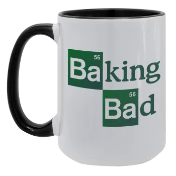 Baking Bad, Κούπα Mega 15oz, κεραμική Μαύρη, 450ml
