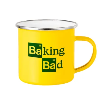 Baking Bad, Yellow Enamel Metallic Cup 360ml