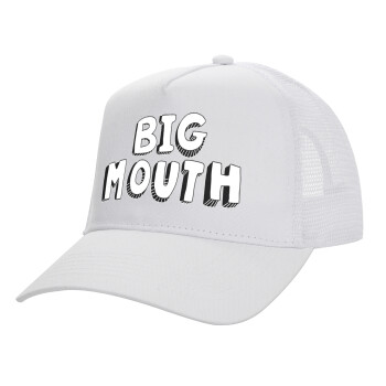 Big mouth, Καπέλο Structured Trucker, ΛΕΥΚΟ
