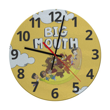 Big mouth, Ρολόι τοίχου γυάλινο (30cm)