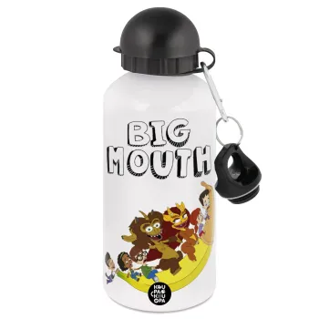 Big mouth, Μεταλλικό παγούρι νερού, Λευκό, αλουμινίου 500ml