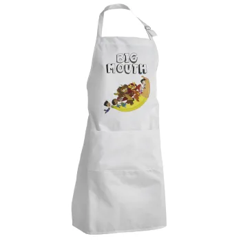 Big mouth, Adult Chef Apron (with sliders and 2 pockets)