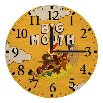 Big mouth, Ρολόι τοίχου ξύλινο plywood (20cm)