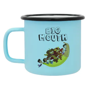 Big mouth, Κούπα Μεταλλική εμαγιέ ΜΑΤ σιέλ 360ml